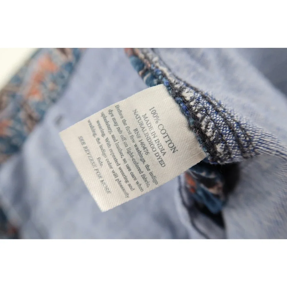 Faherty‎ Shorts Mens 32 Navy Printed Cotton Floral Print Casual Chino